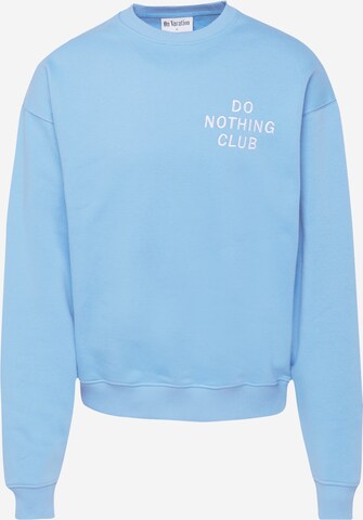 On Vacation Club Sweatshirt 'Do Nothing Club' in Blue: front