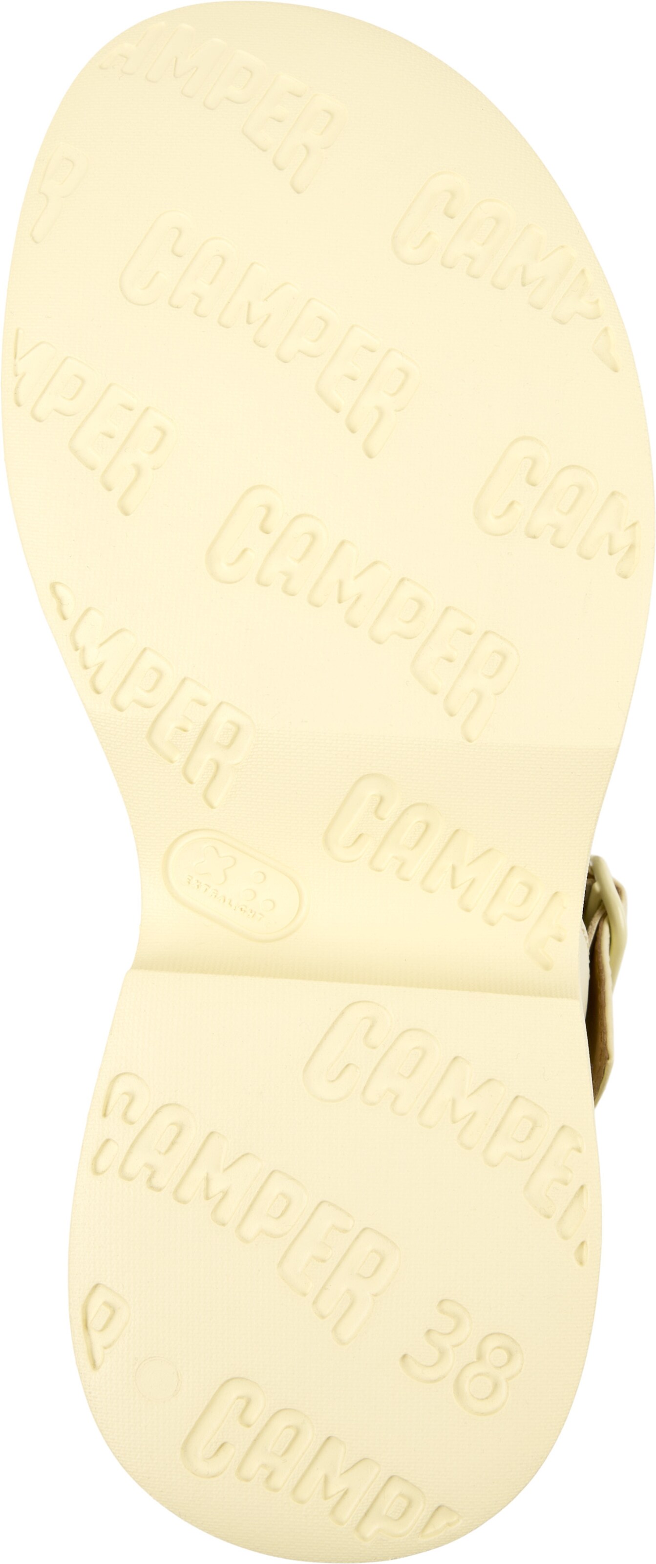 CAMPER - Sandálias com tiras ' Tasha ' em amarelo