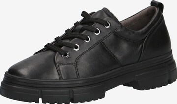 CAPRICE Lace-Up Shoes in Black: front