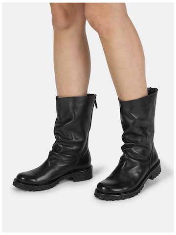 Bottes de cowboy FELMINI en noir : devant