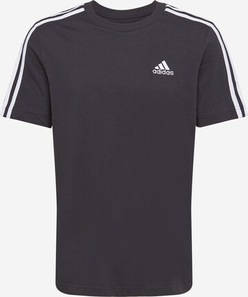 ADIDAS SPORTSWEAR Sportshirt 'Essentials 3-Stripes' in Schwarz: predná strana