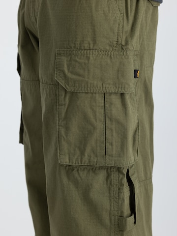 ALPHA INDUSTRIES Loosefit Cargobroek in Groen