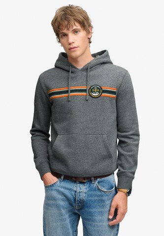 Superdry & Co Sweatshirt in Grijs: voorkant