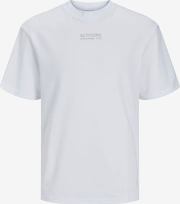 T-Shirt 'ALTITUDE' JACK & JONES en blanc : devant