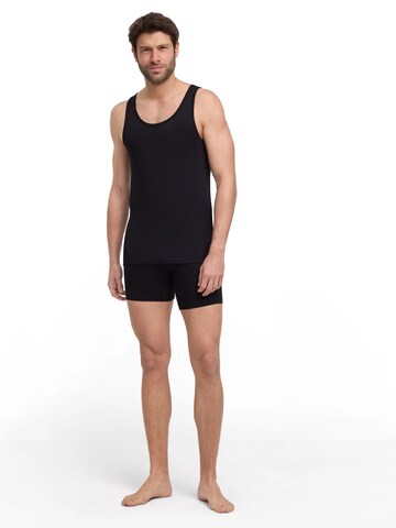 FALKE Undershirt '2-Pack' in Black: front