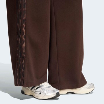 ADIDAS SPORTSWEAR Wide leg Workout Pants in Brown
