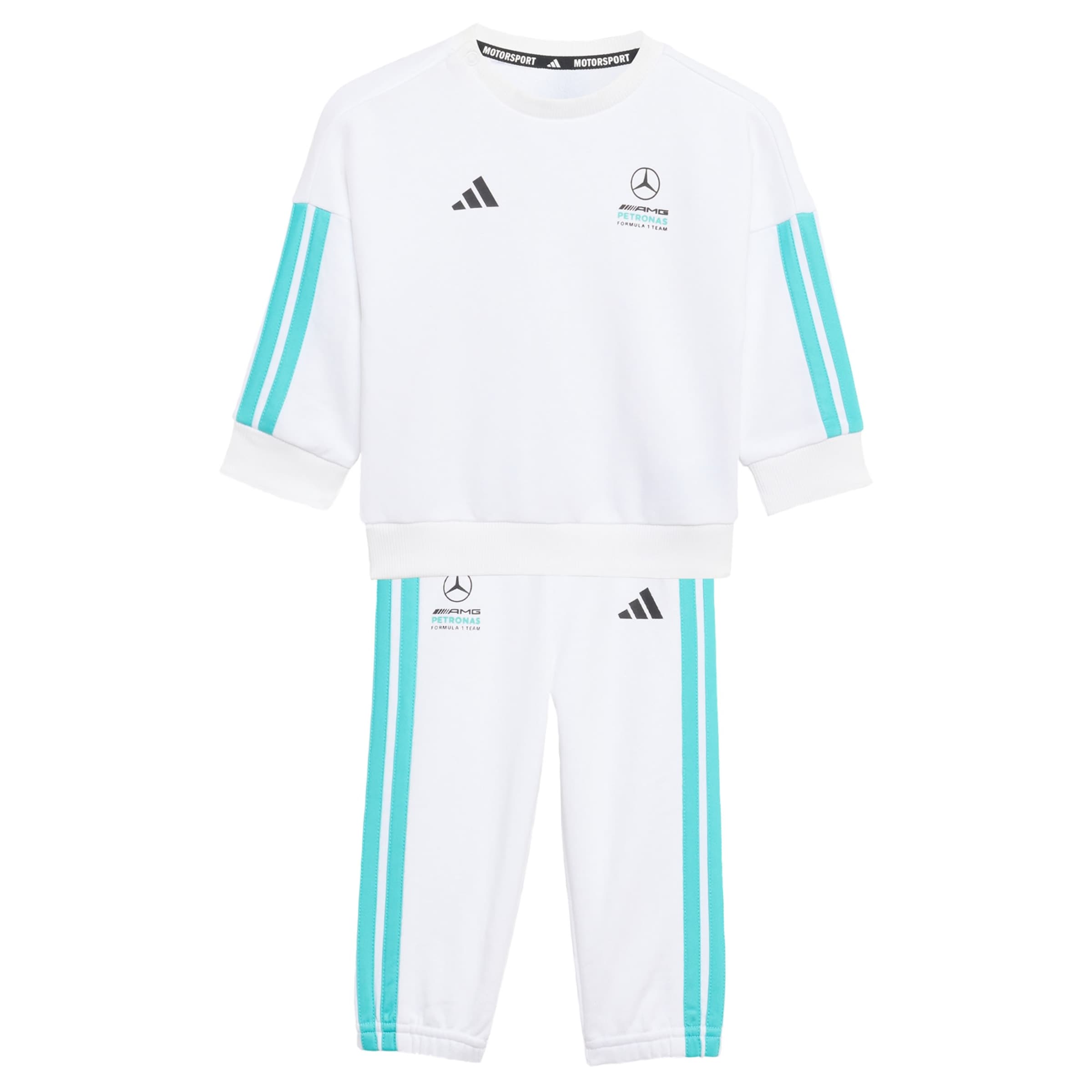 ADIDAS PERFORMANCE Trainingspak in Wit: voorkant