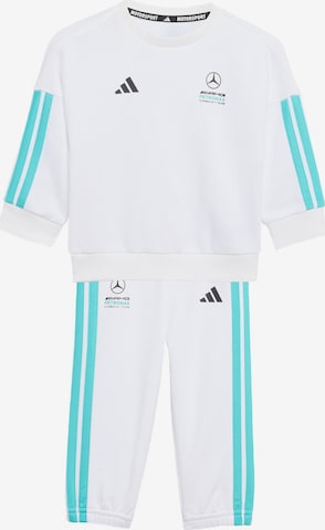ADIDAS PERFORMANCE Trainingspak in Wit: voorkant