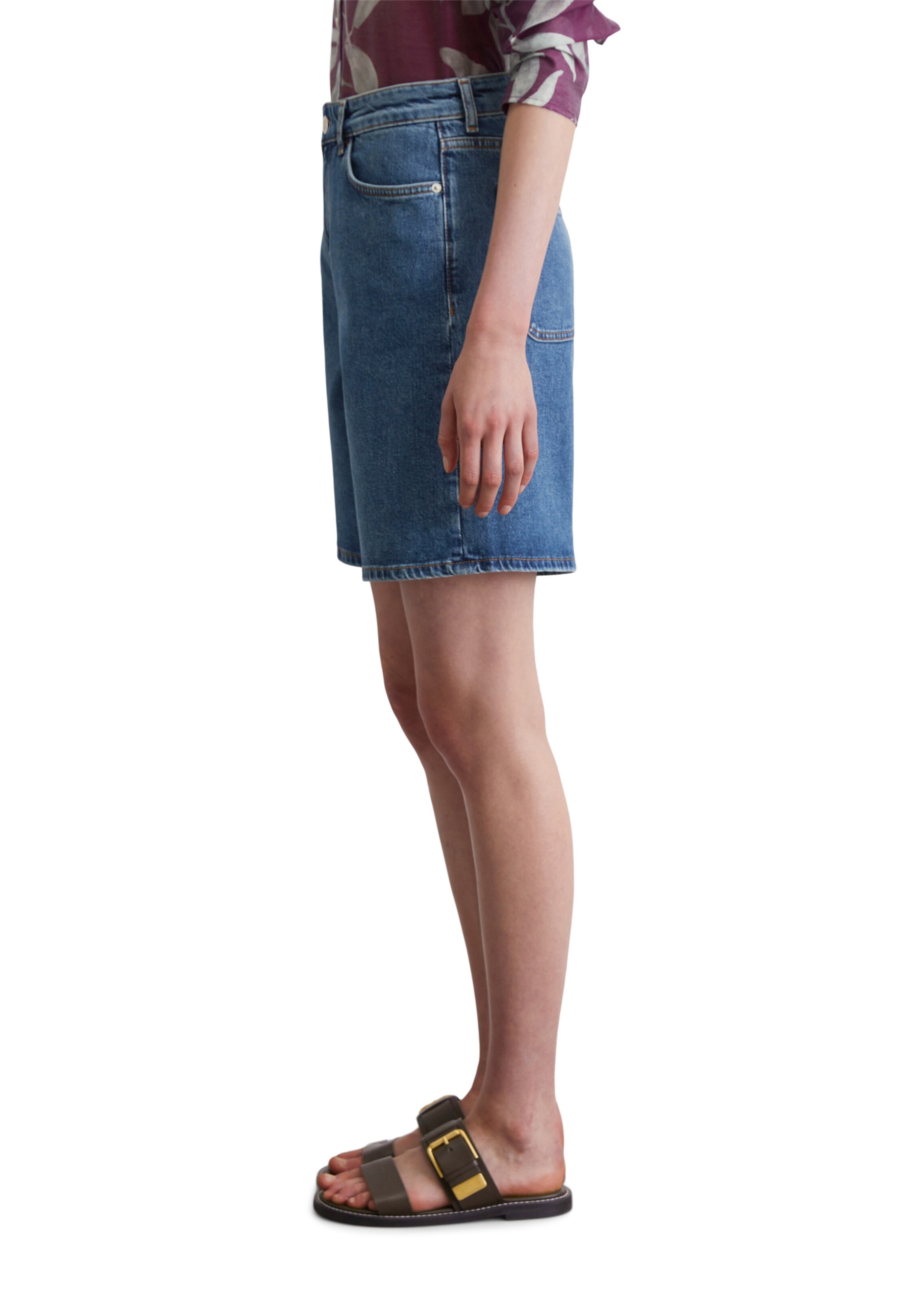 Marc O'Polo Loosefit Shorts in Blau