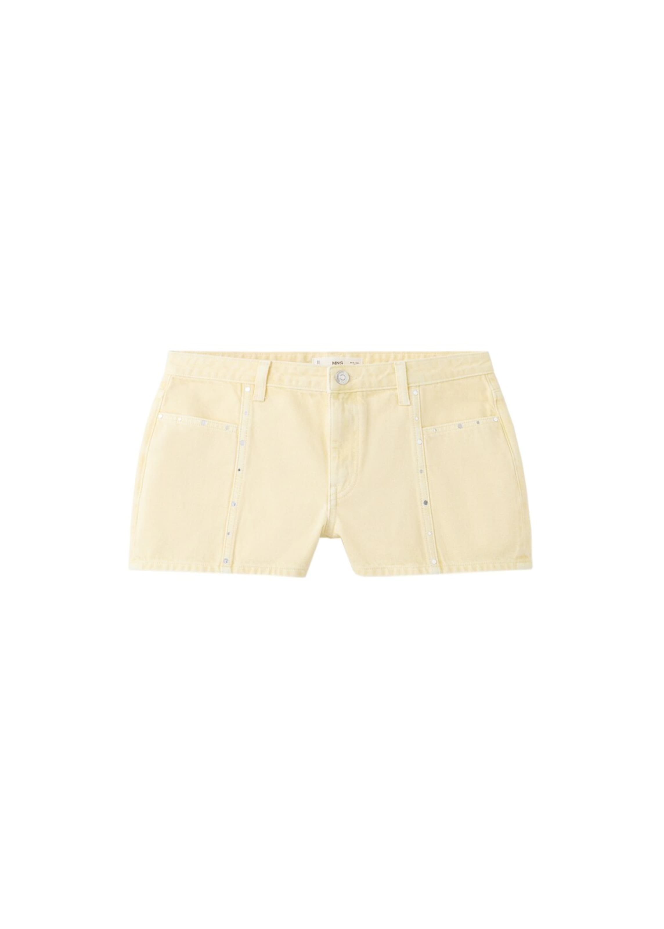MANGO TEEN Shorts 'Misty' in gelb, Produktansicht