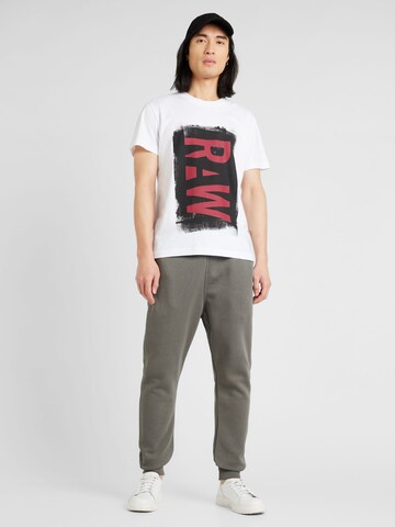 T-Shirt G-Star RAW en blanc