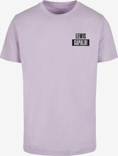 Merchcode Shirt 'Lewis Capaldi' in Light purple / Black, Item view