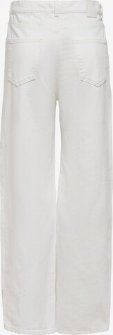 ONLY Široke hlačnice Kavbojke 'Hope' | bela barva