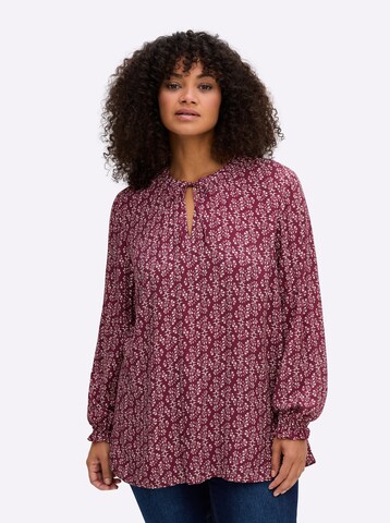 SHEEGO Bluse i rød: forside