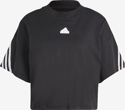 ADIDAS SPORTSWEAR Funktionsshirt 'Future Icons 3-Stripes' in schwarz / weiß, Produktansicht