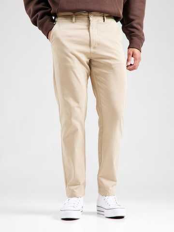 Pepe Jeans Slim fit Chino trousers in Beige: front