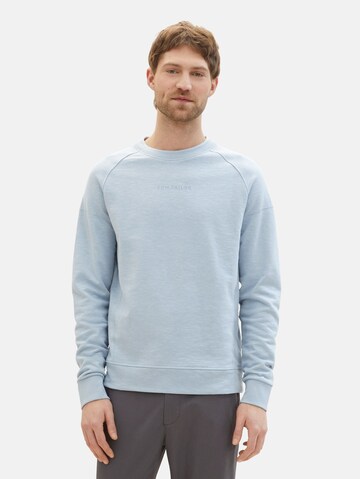 Sweat-shirt TOM TAILOR en bleu : devant