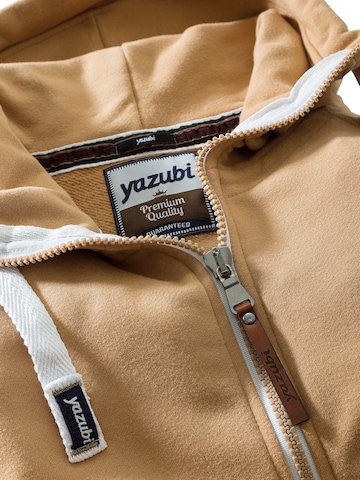 yazubi Zip-Up Hoodie 'Jacob' in Yellow