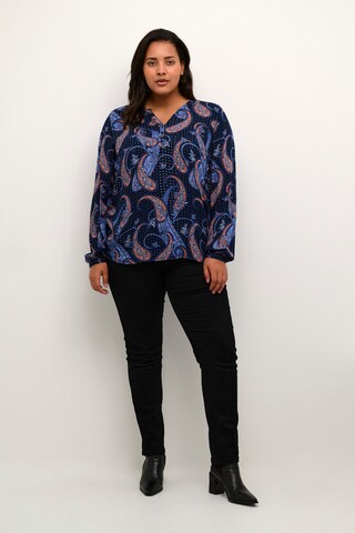 KAFFE CURVE Blouse 'Bett' in Blue