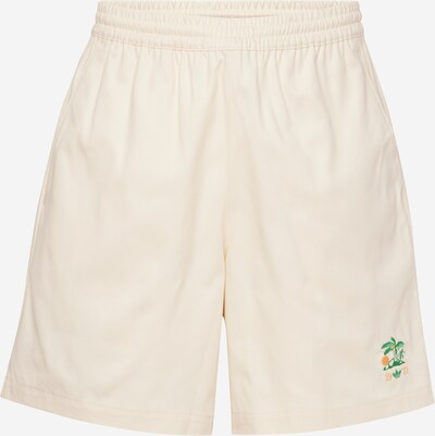 ADIDAS ORIGINALS Pants 'Leisure League Groundskeeper' in Yellow / Green / Wool white, Item view