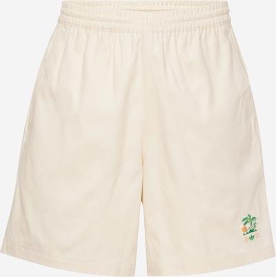 ADIDAS ORIGINALS Pantalon 'Leisure League Groundskeeper' en jaune / vert / blanc cassé, Vue avec produit