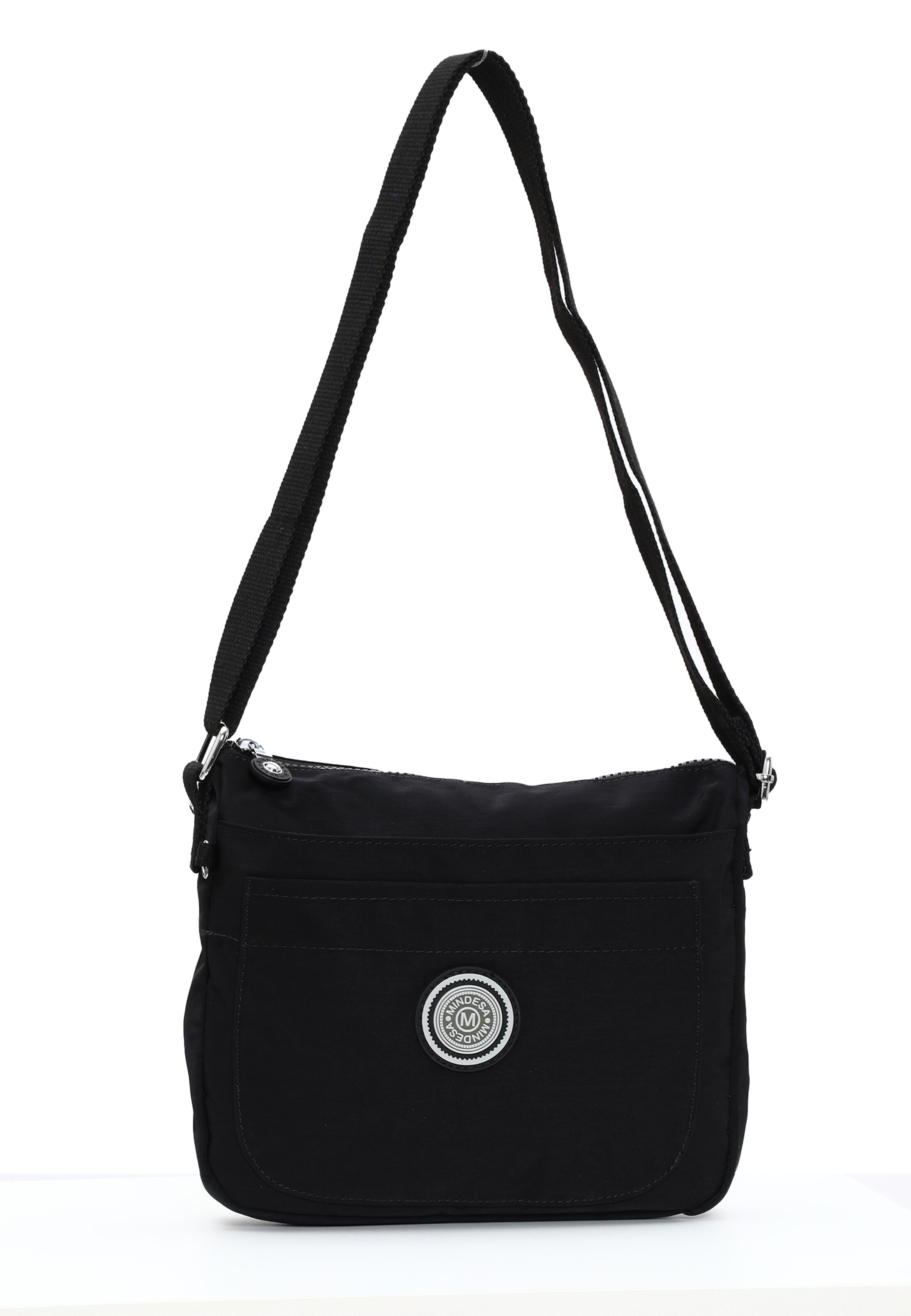 Sac à bandoulière Mindesa en noir : devant