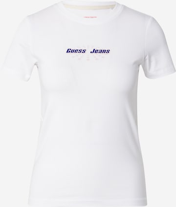 GUESS JEANS Shirt in White: front