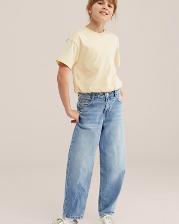 WE Fashion Футболка в Желтый