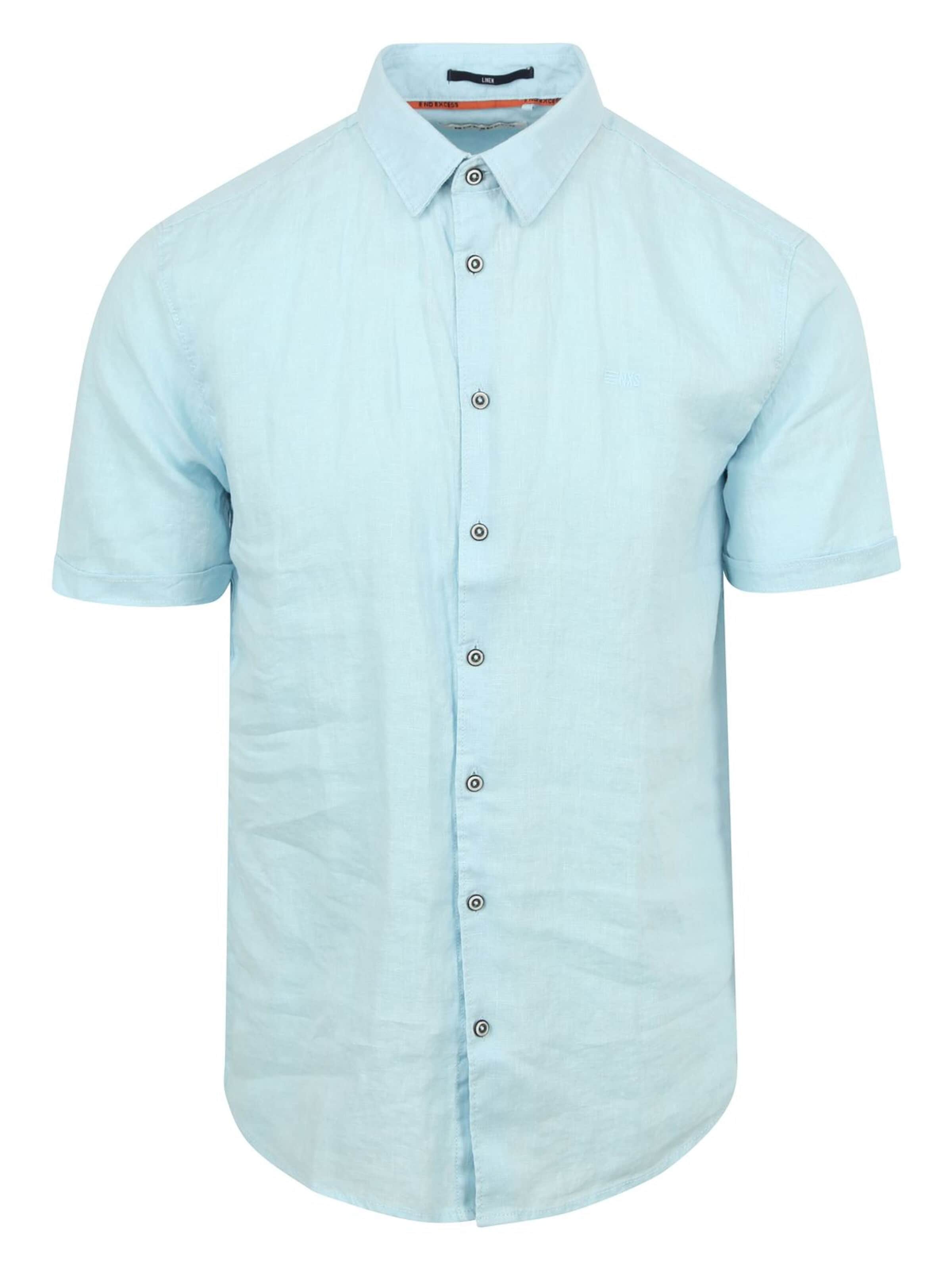 Coupe regular Chemise No Excess en bleu : devant
