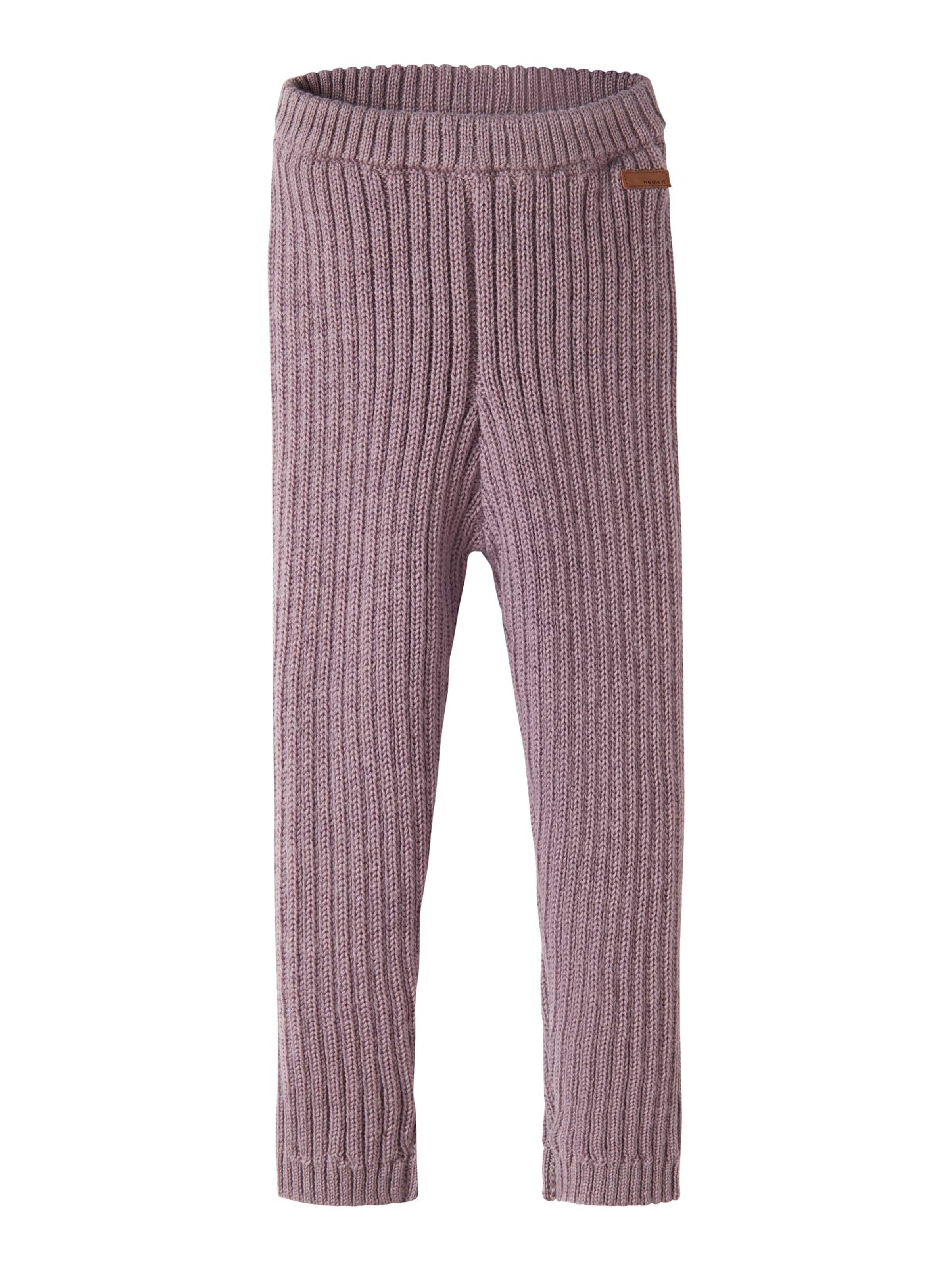 NAME IT - regular Pantalón en lila: frente