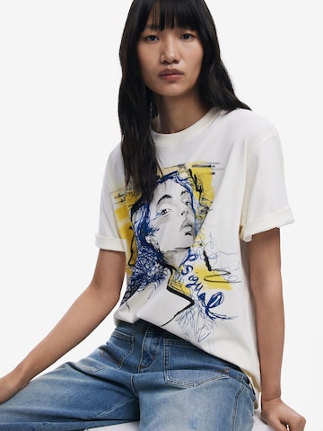 Desigual Μπλουζάκι σε λευκό