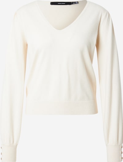 Megztinis 'VMHOLLYKARIS' iš VERO MODA, spalva – gelsvai pilka spalva, Prekių apžvalga