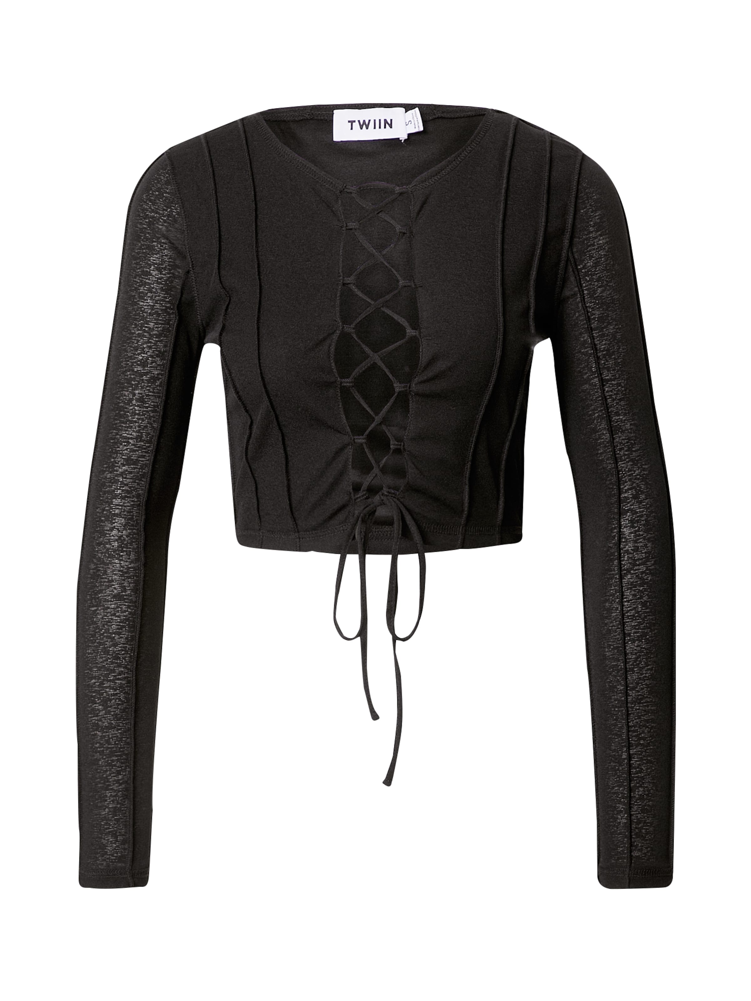 TWIIN Shirt 'DAYTONA' in Black: front