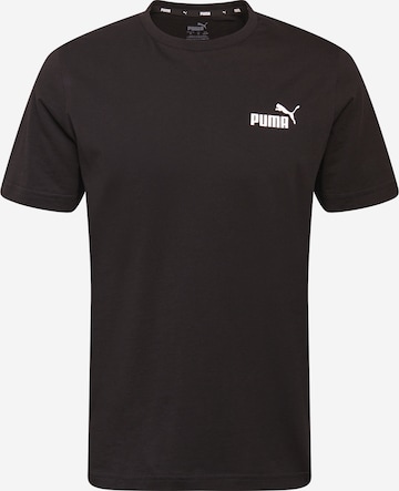 PUMA Performance Shirt 'Essentials' in Black: front