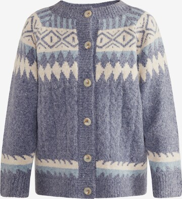 usha BLUE LABEL Knit Cardigan 'Lynnea' in Blue: front