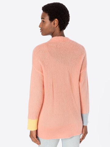 UNITED COLORS OF BENETTON Knit cardigan in Orange