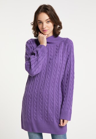 Pull-over MYMO en violet : devant