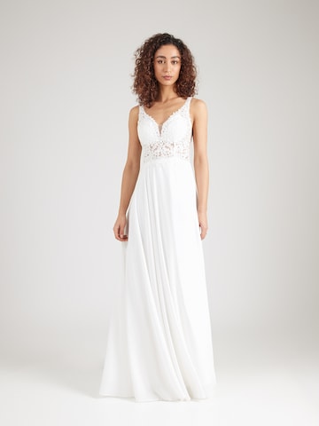 mascara Вечернее платье в Бежевый: спереди