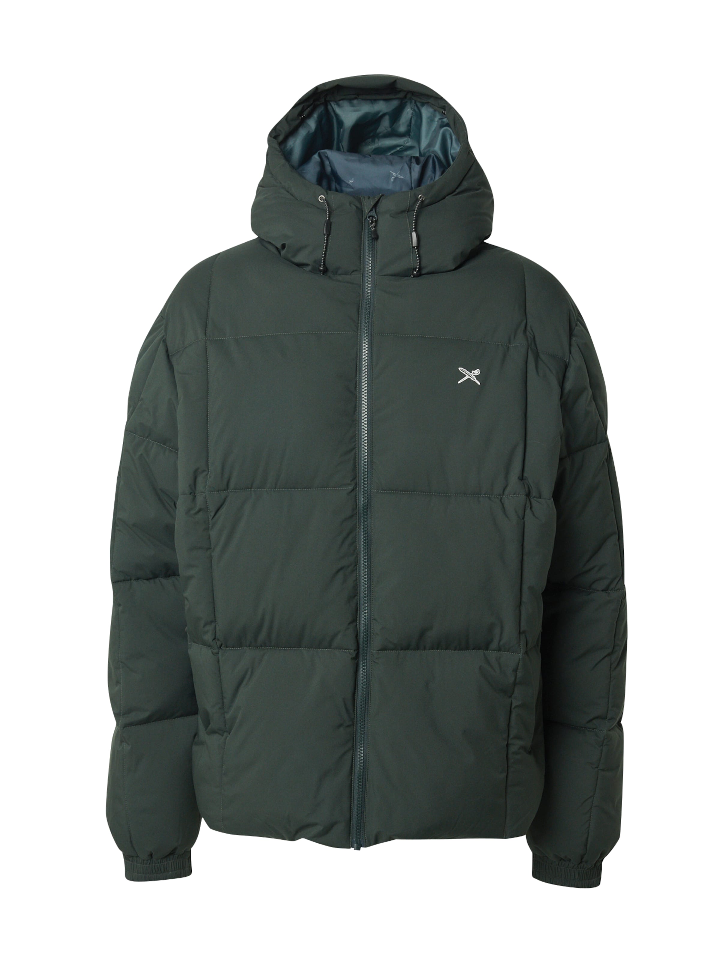 Iriedaily Jacke 'Carlo' in Grün: Vorderseite