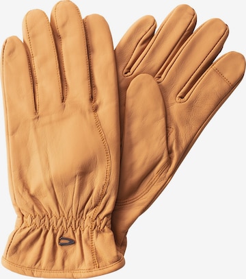 CAMEL ACTIVE Full Finger Gloves in Brown: front