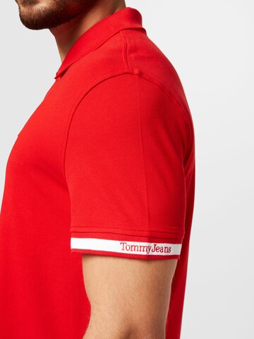 Tommy Jeans Poloshirt in Rot