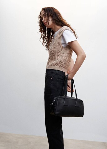 MANGO Regular Jeans 'Irene' in Schwarz
