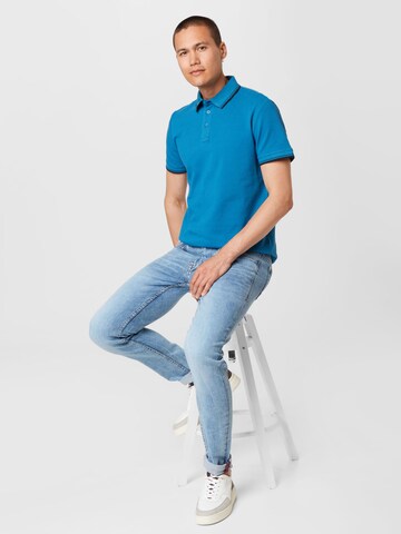 TOM TAILOR Poloshirt in Blau