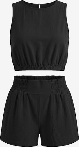 Costum cu pantaloni de la Imily Bela pe negru: față