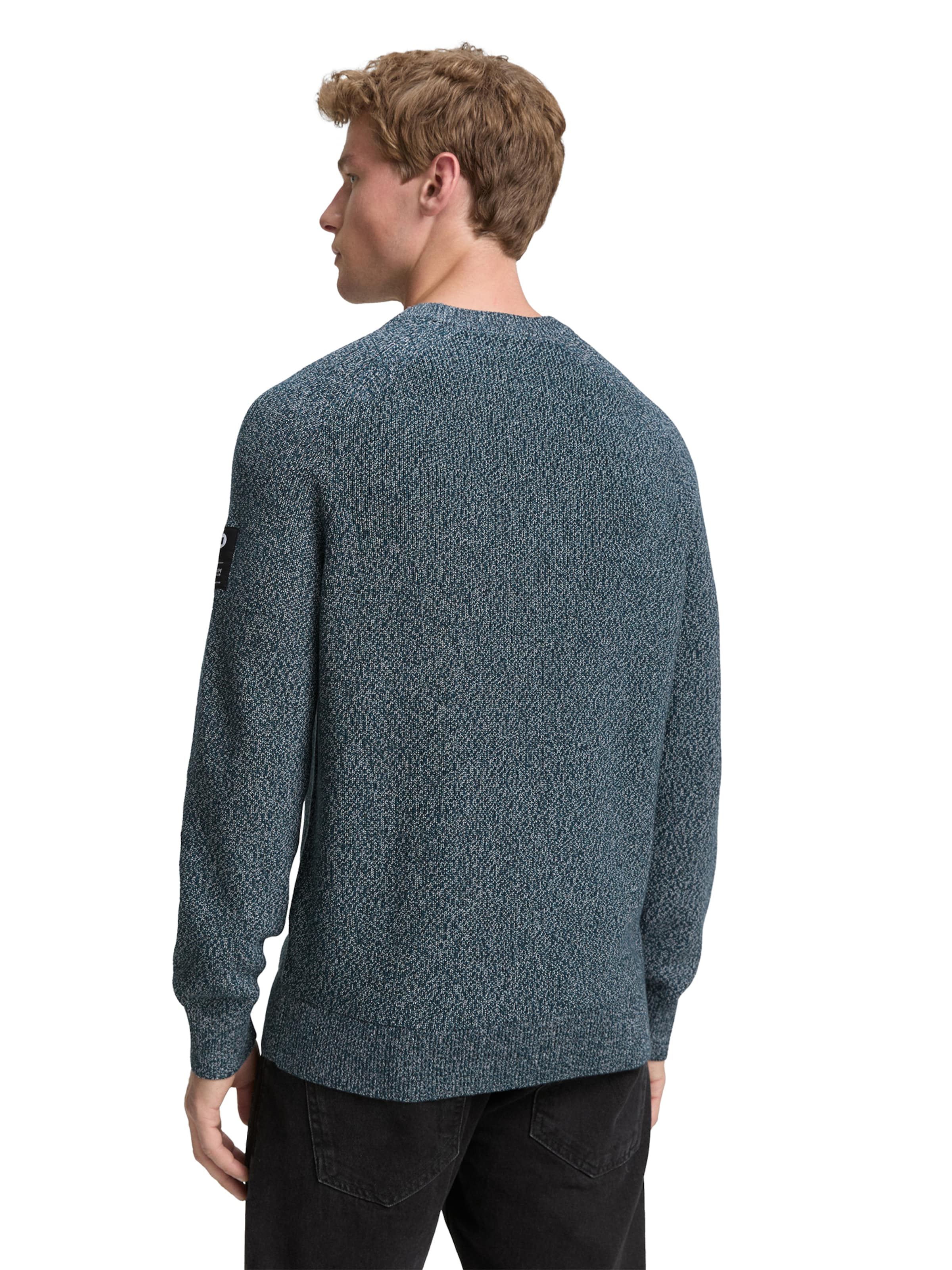TOM TAILOR DENIM Sweater in Green