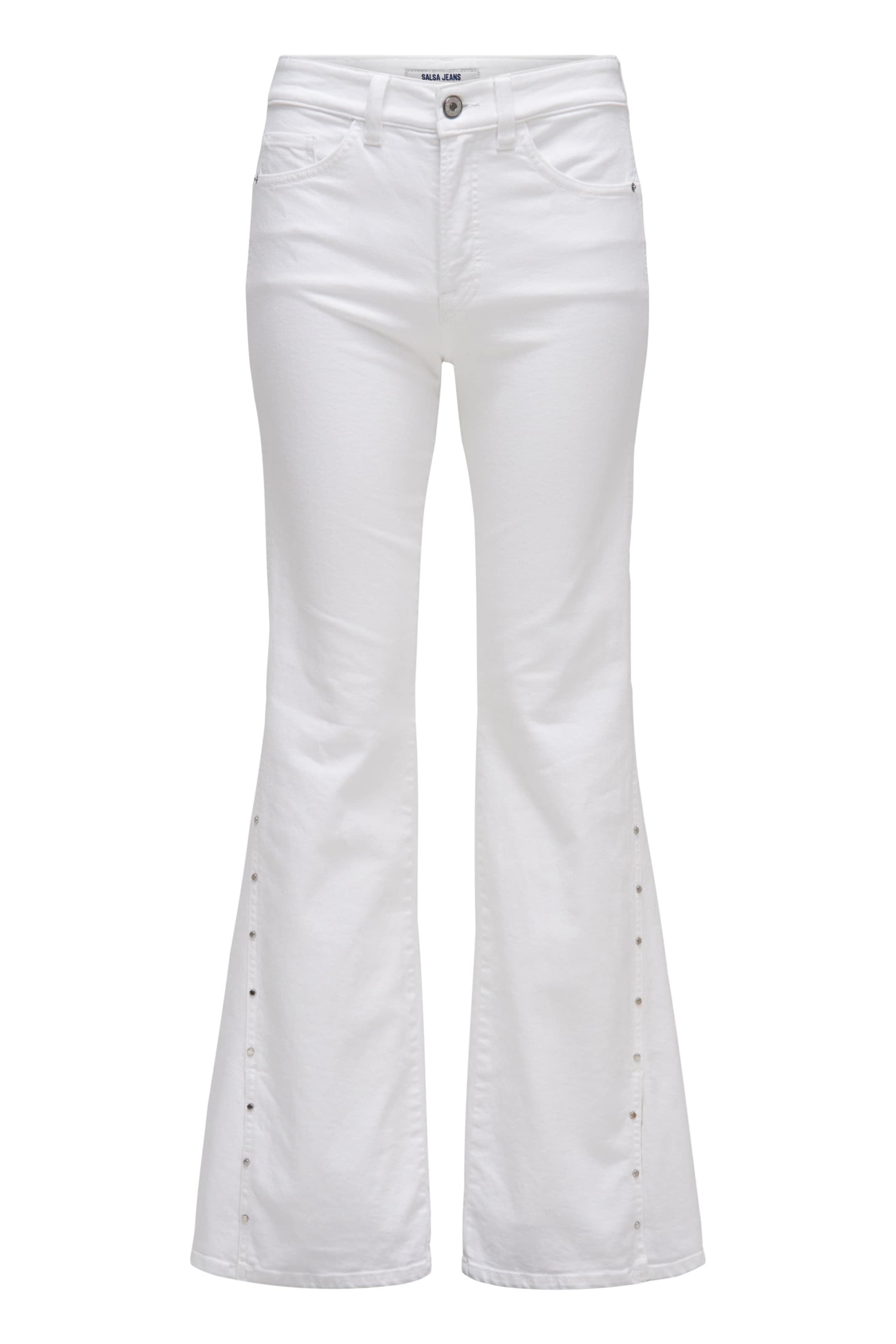 Salsa Jeans Skinny Jeans in Wit: voorkant