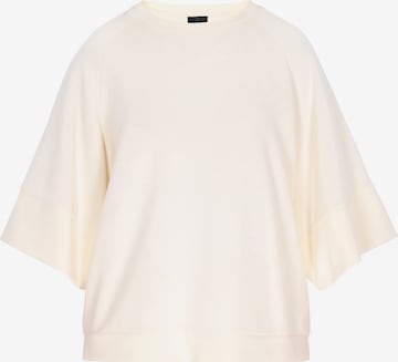 balta DreiMaster Klassik Megztinis be užsegimo 'Classic Look': priekis