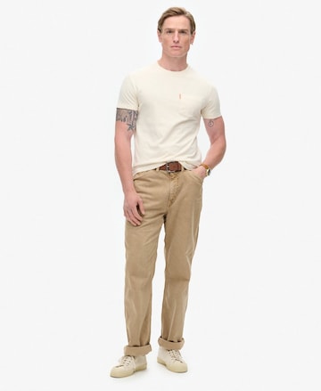 Superdry Shirt 'Essential' in Beige: front