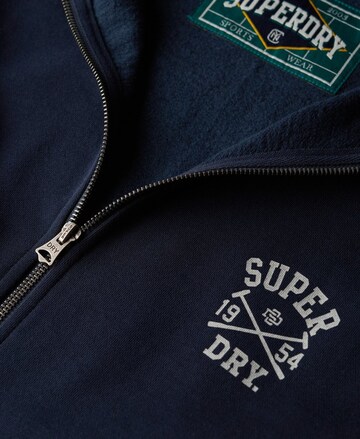 Veste de survêtement 'Athletic Club' Superdry en bleu