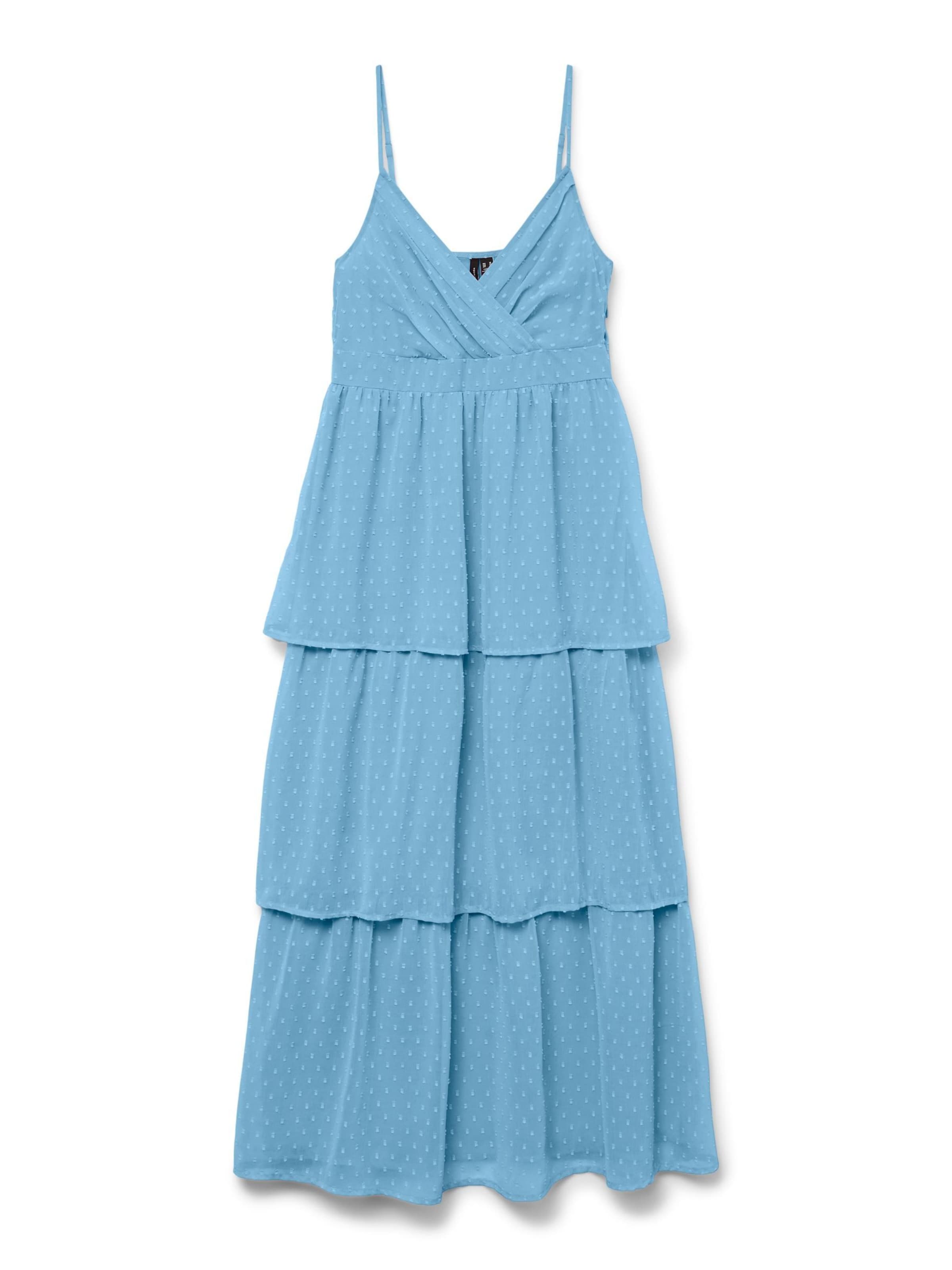 VERO MODA Evening Dress 'VMMelisa' in Blue: front